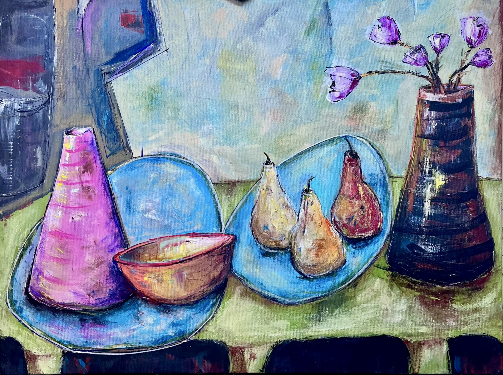 Still LIfe with Pears