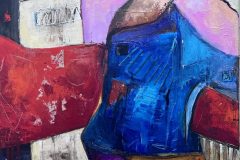 Figure in Blue